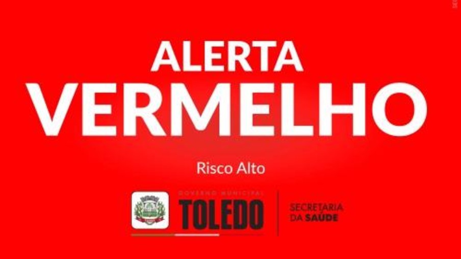 Toledo entra em alerta vermelho após aumento no número de casos de covid-19