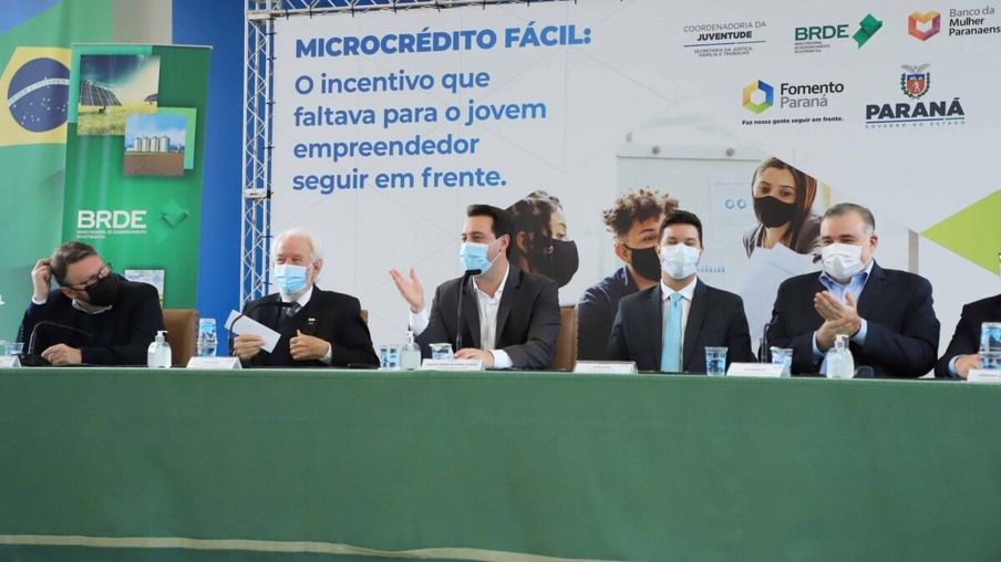 Governador Carlos Massa Ratinho Junior lança Programa de Microcrédito para Jovens Empreendedores. Palácio Iguaçu, 16/08/2021.
Foto: José Fernando Ogura/AEN