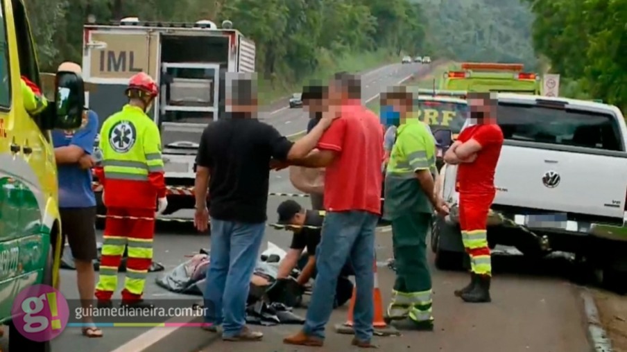 Duas pessoas morrem em grave acidente na BR 277 em Medianeira