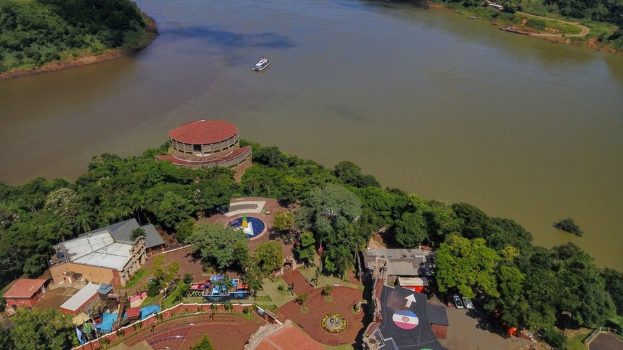 04/2019 - Foz do Iguaçu - Marco das três fronteiras. Foto: José Fernando Ogura/ANPr