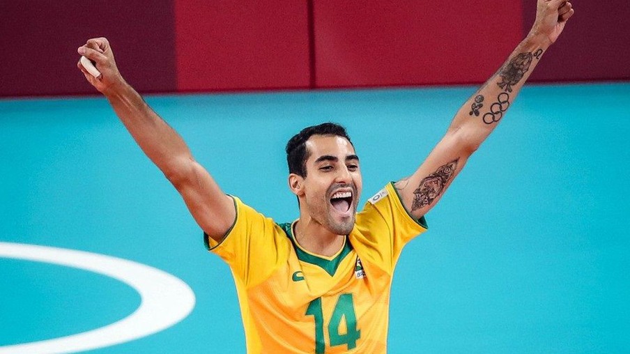 Douglas Souza se aposenta da seleção de vôlei "pela saúde mental"