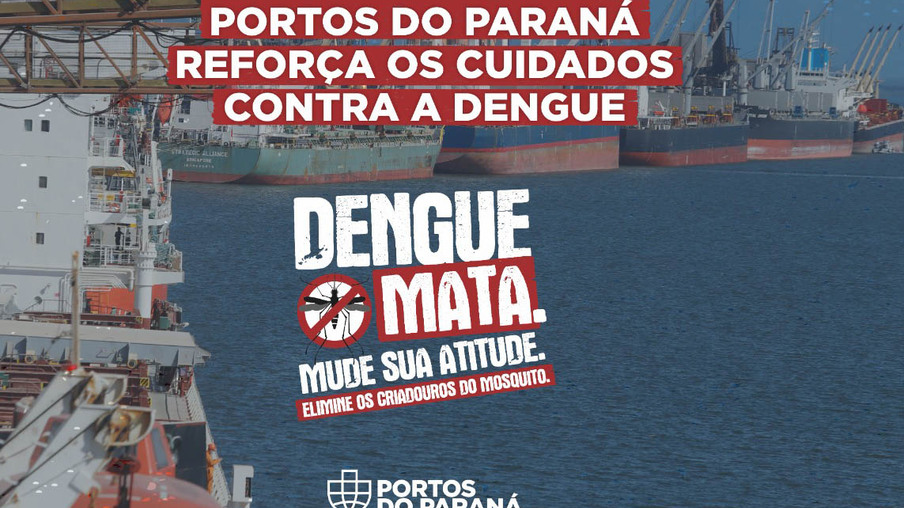 Para conter avanço da doença, Portos do Paraná reforça os cuidados contra a dengue