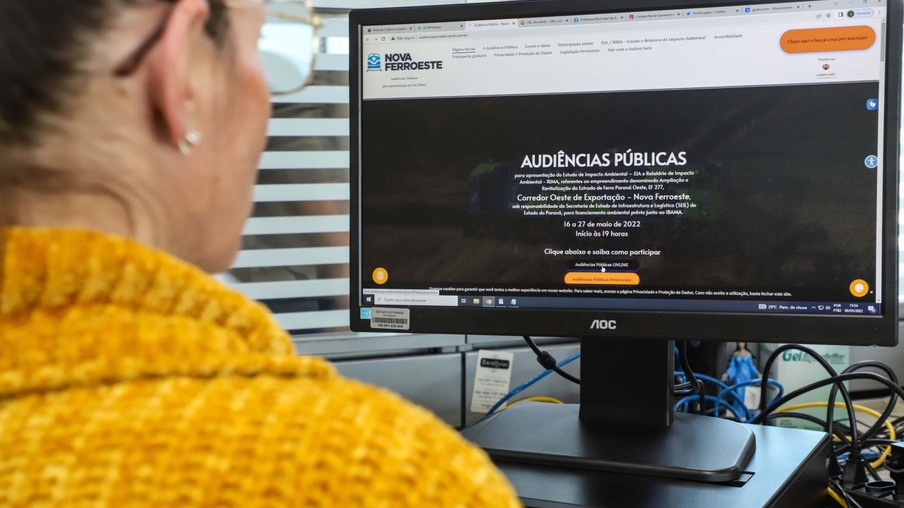 Nova Ferroeste lança site e redes sociais para as audiências públicas