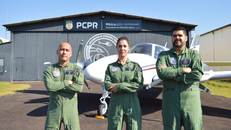 PCPR passa a ter três novos copilotos no Grupamento de Operações Aéreas -