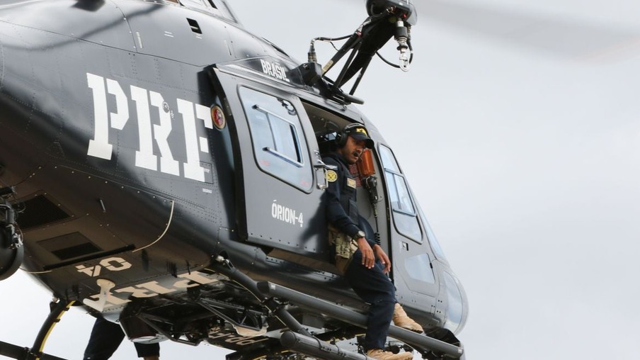 A Polícia Rodoviária Federal (PRF) apresenta realizações e investimentos. Entre eles, a aeronave Koala, um helicóptero de última geração para atuação no combate ao crime e resgates