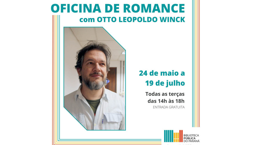 Biblioteca Pública do Paraná abre inscrições gratuitas para oficina literária de romance