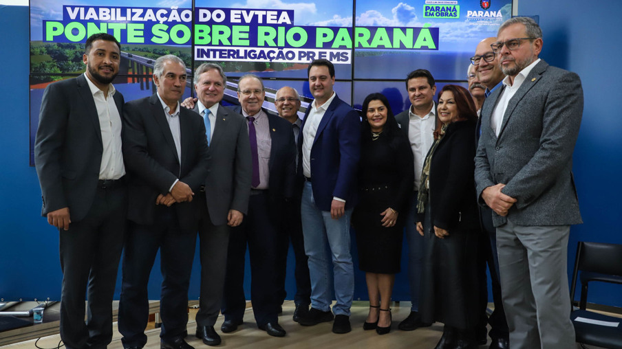Paraná e Mato Grosso do Sul dão mais um passo para conectar os estados com nova ponte