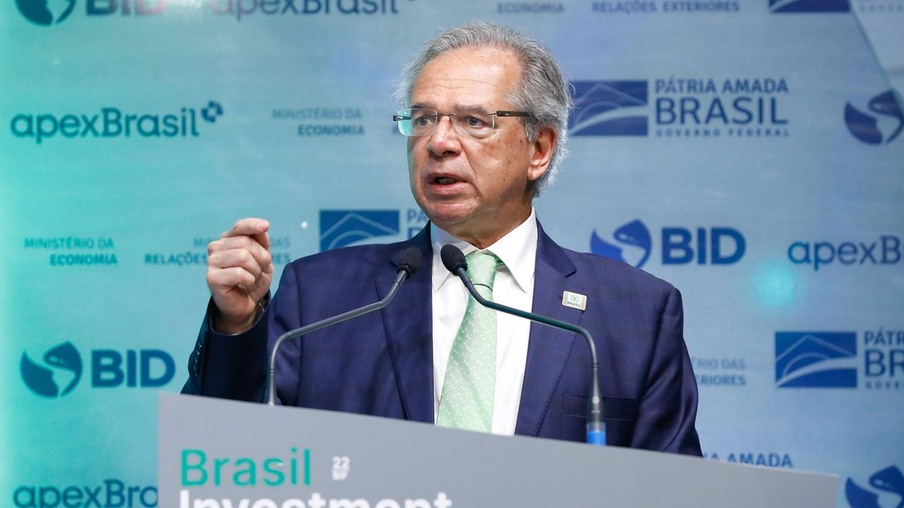 (São Paulo - SP, 14/06/2022)  Palavras do Ministro da Economia Paulo Guedes.
Foto: Alan Santos/PR