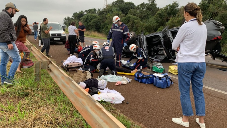 Grave acidente termina com mortos e feridos na BR-369 entre Cascavel e Corbélia