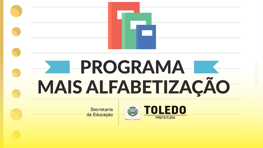 Toledo seleciona assistentes em alfabetização para o Programa Mais Alfabetização