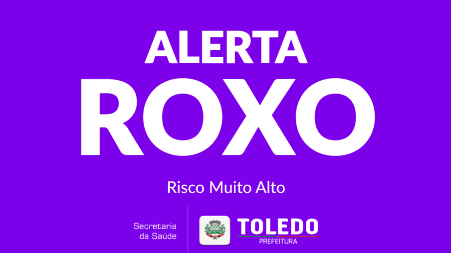 Toledo registra 79° morte por covid-19 e entra em ALERTA ROXO
