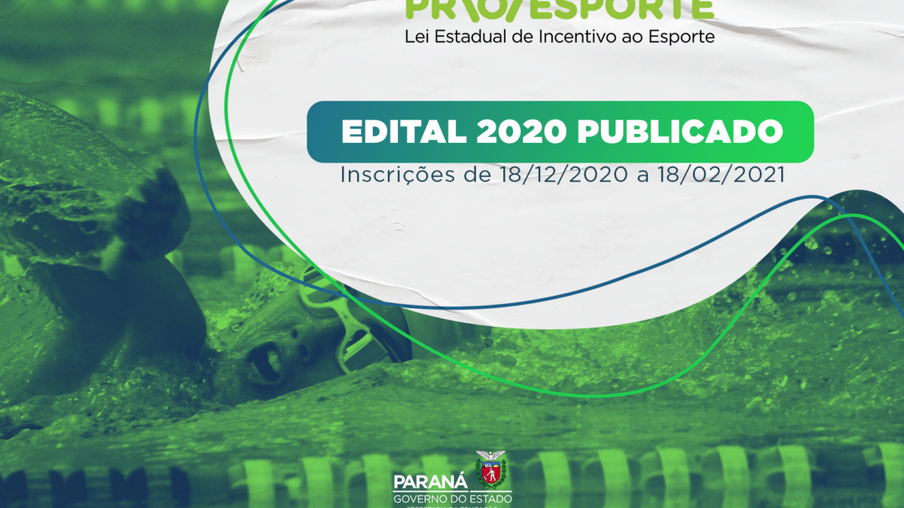 Com aporte recorde de R$ 9 milhões, Proesporte abre inscrições do Edital 2020