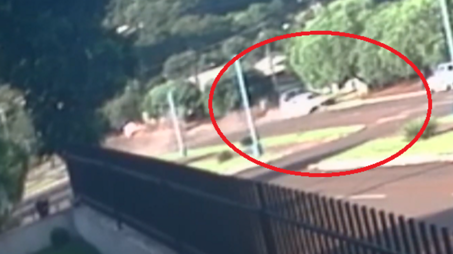 Motorista morre ao colidir carro contra árvore em Catanduvas; veja vídeo do acidente