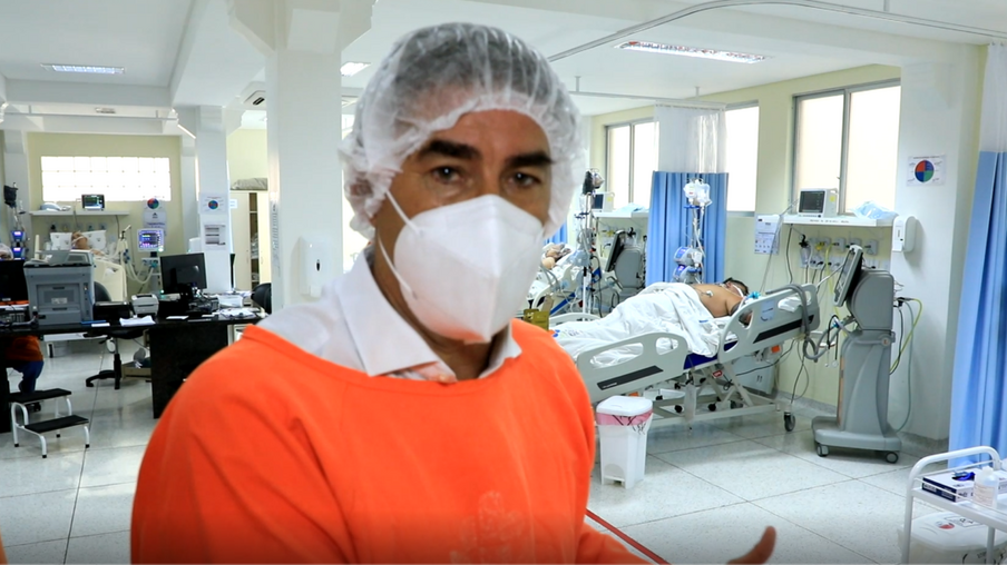 VÍDEO: Prefeito de Cascavel visita Hospital de Retaguarda e mostra cenário desolador