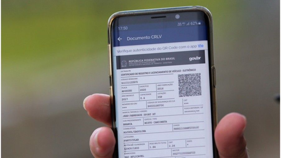 CRLV-e: versão digital do documento é obrigatória no Paraná
