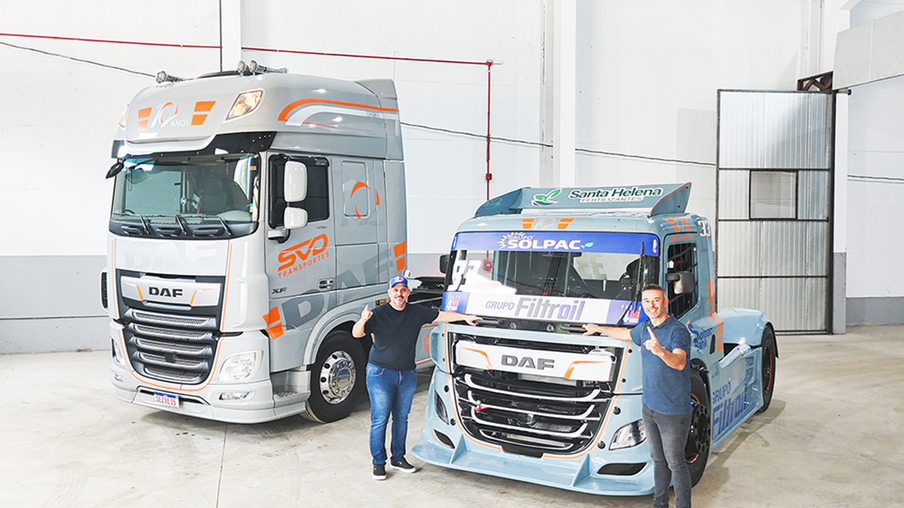 A equipe Garagem Racing de Joãozinho Santa Helena e Fabrício Rossatto irá competir com caminhões DAF na Fórmula Truck
