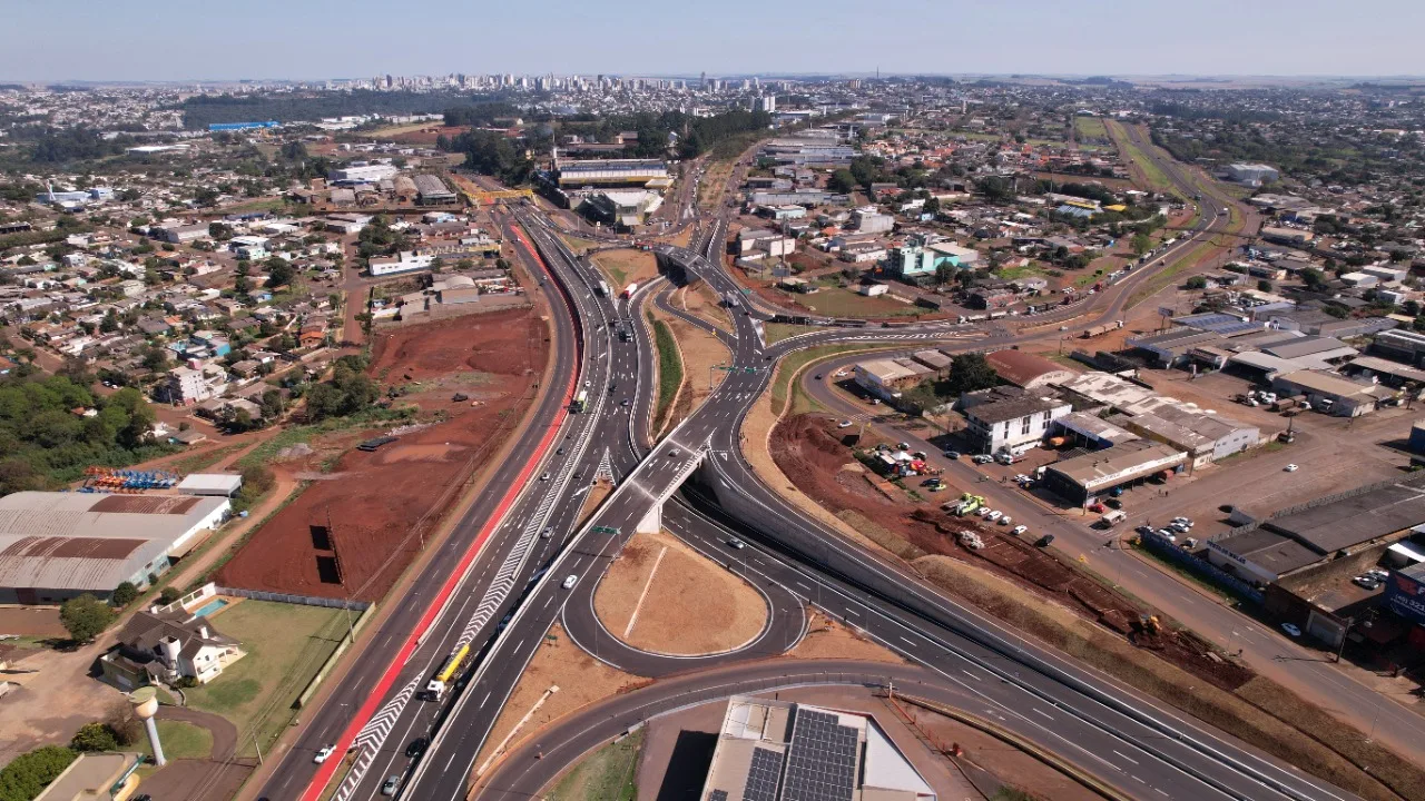 Após concretização de obras fundamentais como o Contorno Oeste e o Trevo Cataratas, Cascavel precisa acelerar o Contorno Norte - Foto: Secom