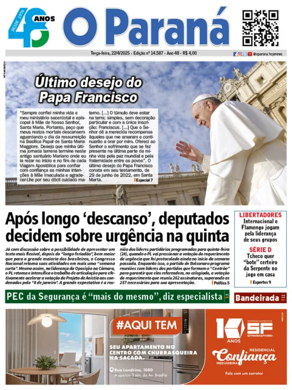 O Paraná | Edição 22/04/2025
