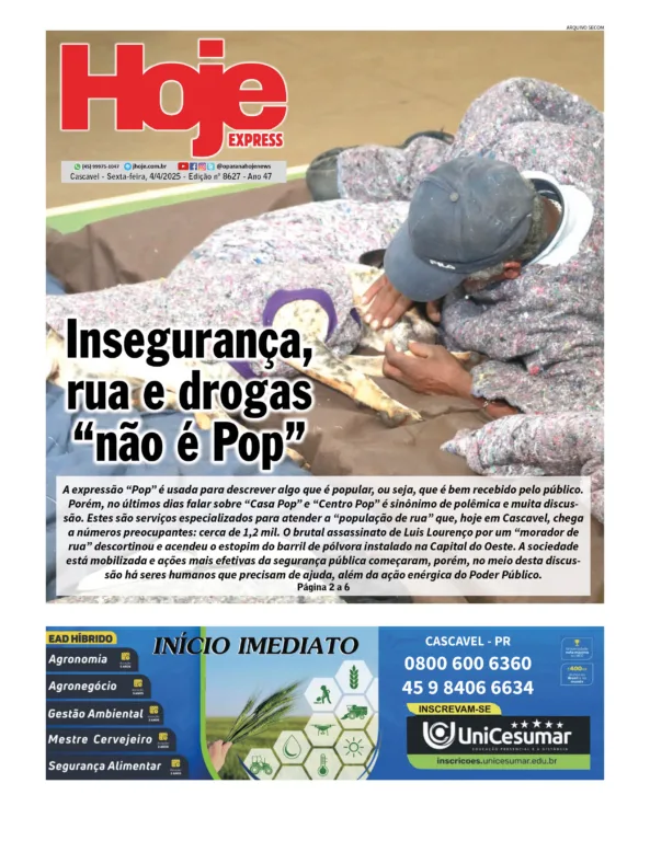 Hoje Express | Edição 10/04/2025