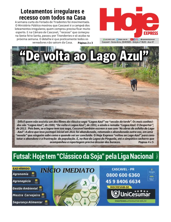 Hoje Express | Edição 29/04/2025