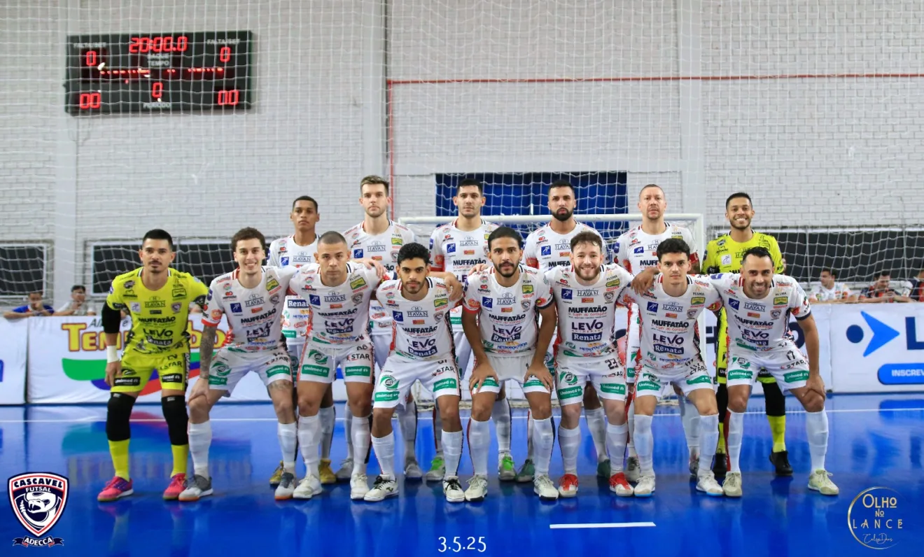 Cascavel Futsal conquista vitória expressiva de 5x1 contra o Minas na Liga Nacional de Futsal. Confira os detalhes! - Foto: Celso Dias Cascavel Futsal conquista vitória expressiva de 5x1 contra o Minas na Liga Nacional de Futsal. Confira os detalhes! - Foto: Celso Dias