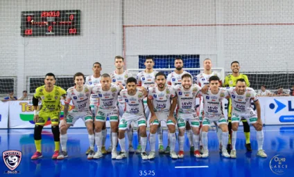 Cascavel Futsal conquista vitória expressiva de 5x1 contra o Minas na Liga Nacional de Futsal. Confira os detalhes! - Foto: Celso Dias 